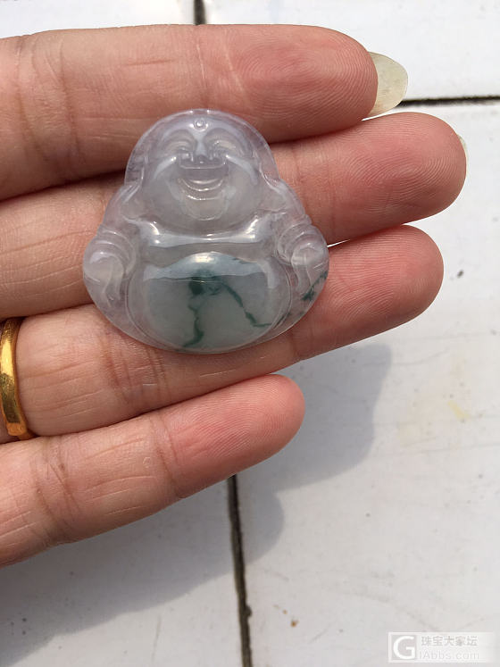 我新请的佛公和宝宝佛到了，大家看看怎样_翡翠