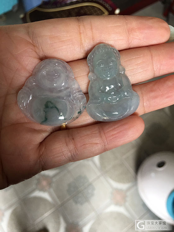 我新请的佛公和宝宝佛到了，大家看看怎样_翡翠
