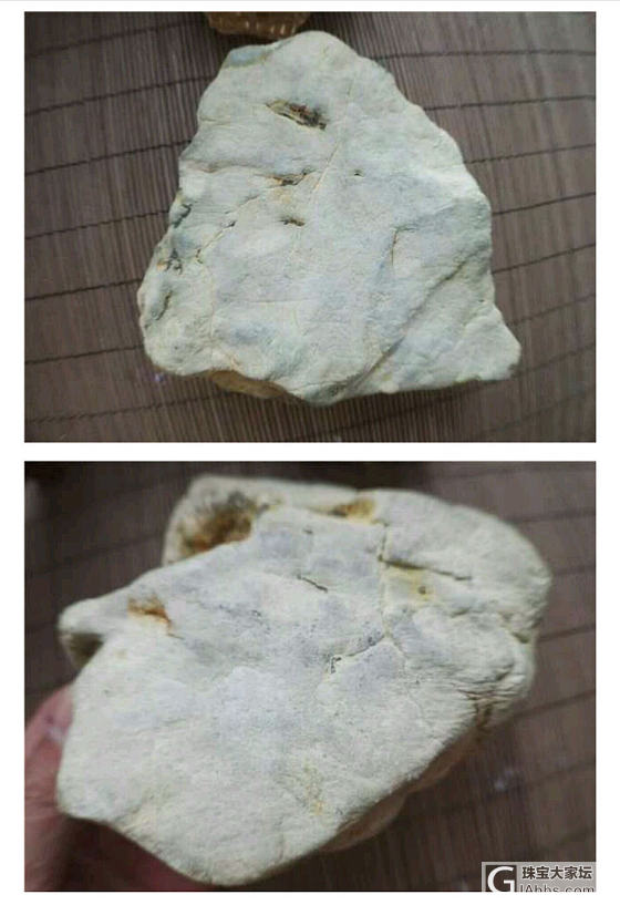 老师们再教教我们看看这石头，希望学习，谢谢了。_翡翠原石