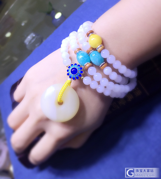 晒晒我的原创新品 美美哒_和田玉珠串