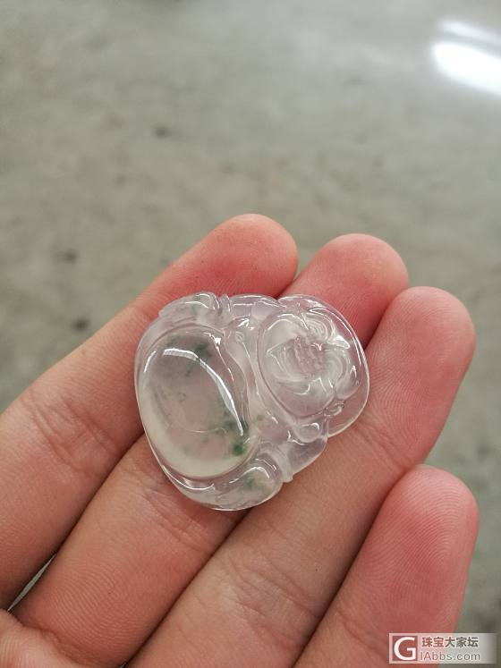 前几天清爽的种水飘彩料出水了_翡翠