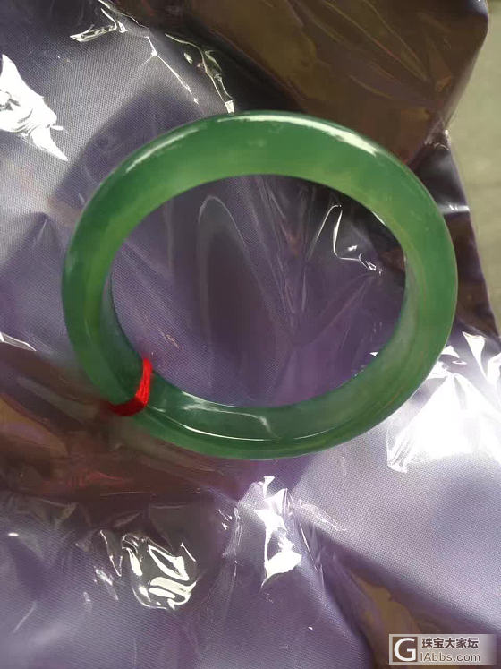 大伙评估下这个手镯_手镯翡翠
