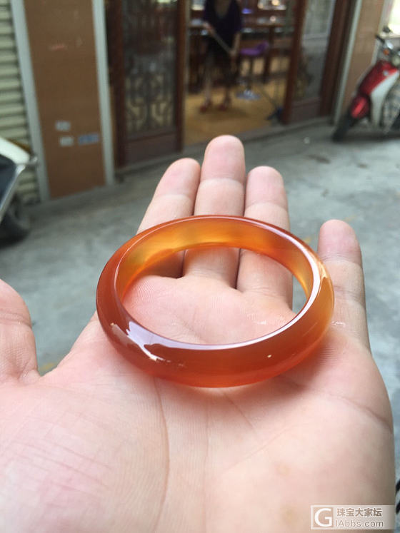 巴西红玉髓手镯_玉髓