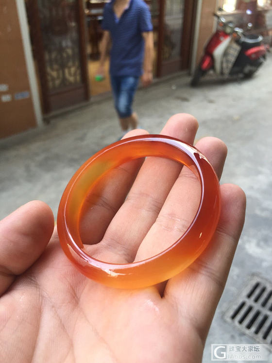 巴西红玉髓手镯_玉髓