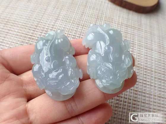 转让一对招财貔貅_翡翠