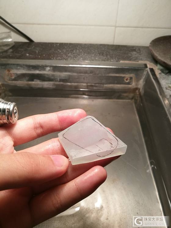 可做观音和佛的种水料_翡翠