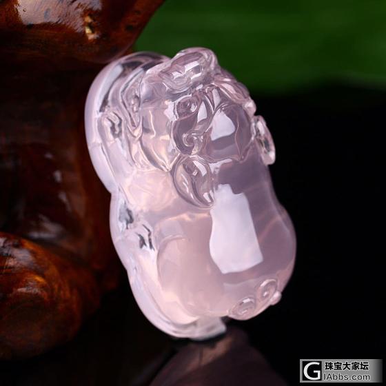 净体莫桑比克粉晶，高端定制_粉晶