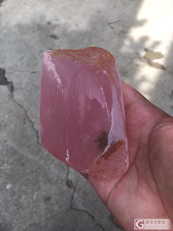 粉晶原石欣赏_粉晶原石