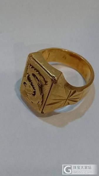 是不是老金戒指_戒指金