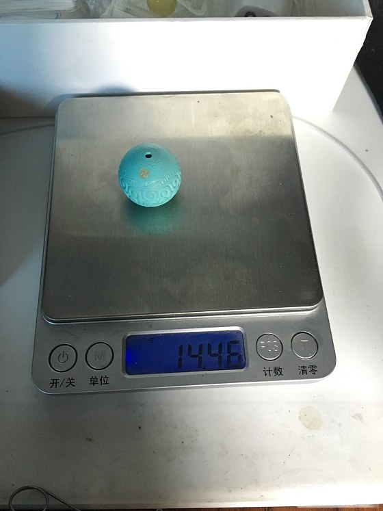 石虫大师精工回纹珠_串珠松石雕刻