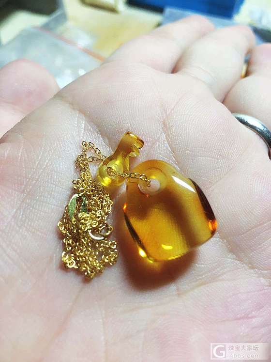 锁＋钥匙_琥珀蜜蜡