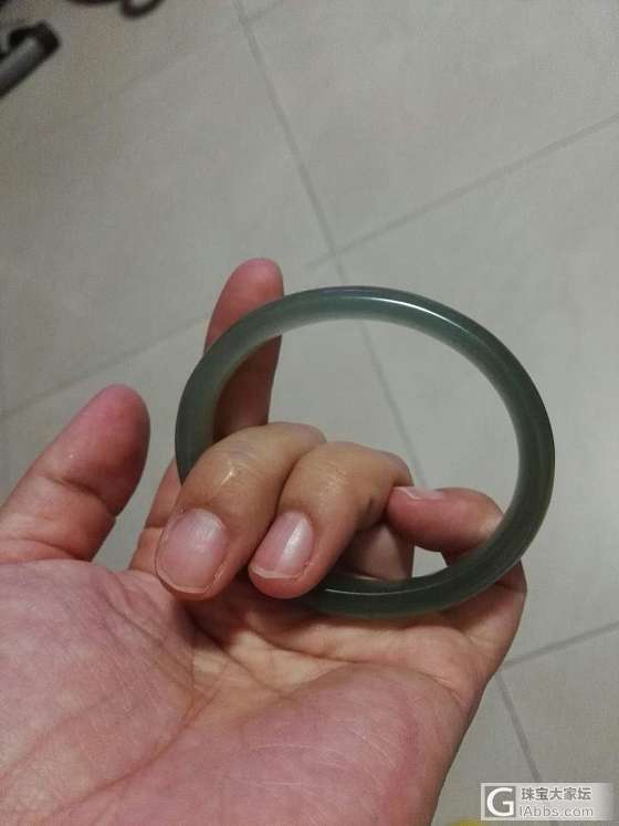 180老岫玉，贵妃镯独一无二，58口径，喜欢的联系我_岫岩玉手镯