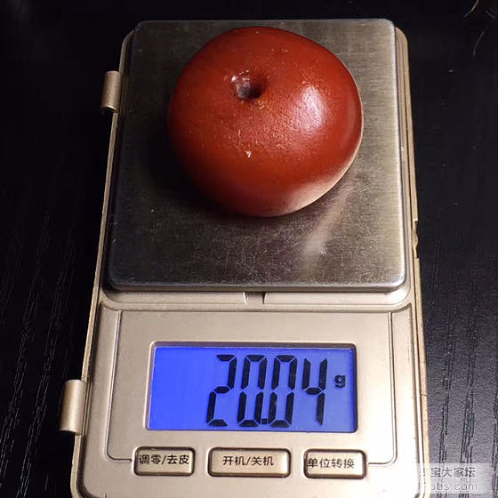 老蜜蜡饼 爆老红皮_蜜蜡