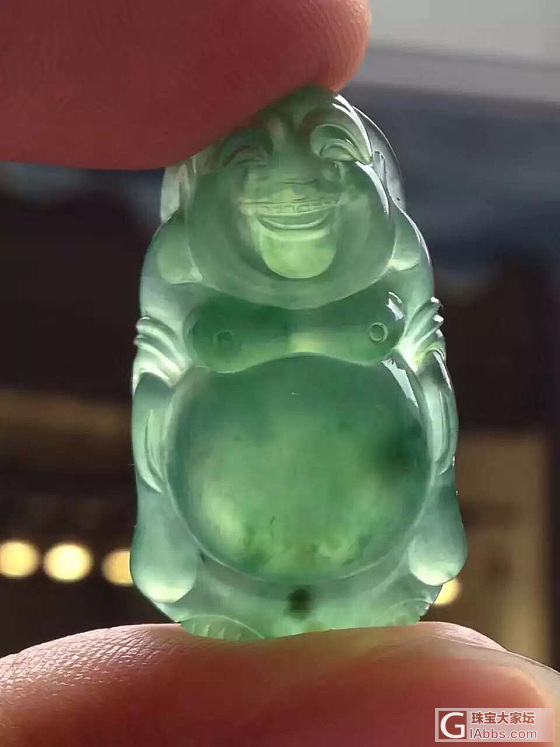 入了个站佛，就是尺寸小了点，要镶嵌_翡翠
