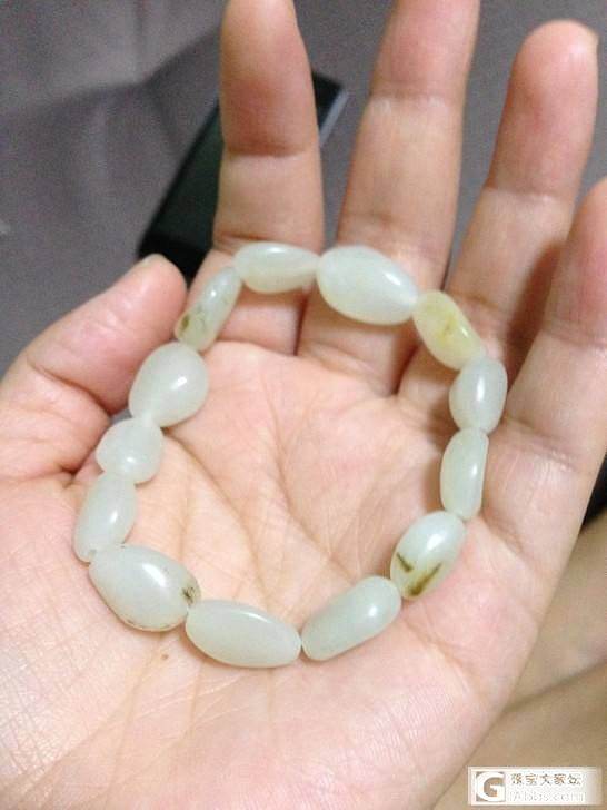 好久不来坛子，一来就是转闲置的，看看哈_和田玉项链珠串钻石