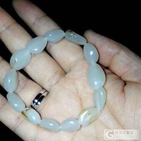 好久不来坛子，一来就是转闲置的，看看哈_和田玉项链珠串钻石