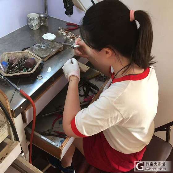 上几张学习场景图！_饰品制作