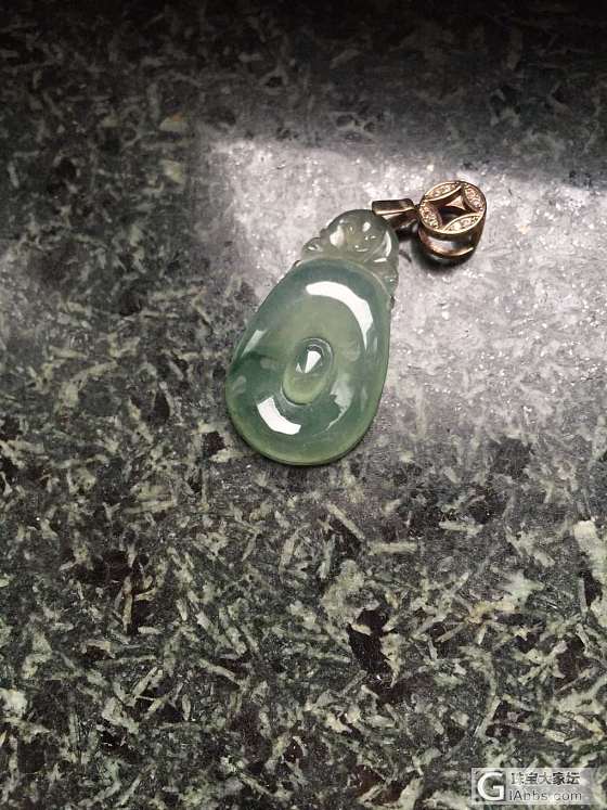冰种蓝花翡翠_吊坠翡翠
