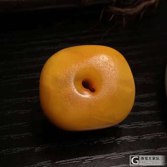 老蜜蜡大墩子挂坠_蜜蜡