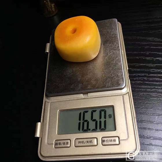老蜜蜡大墩子挂坠_蜜蜡