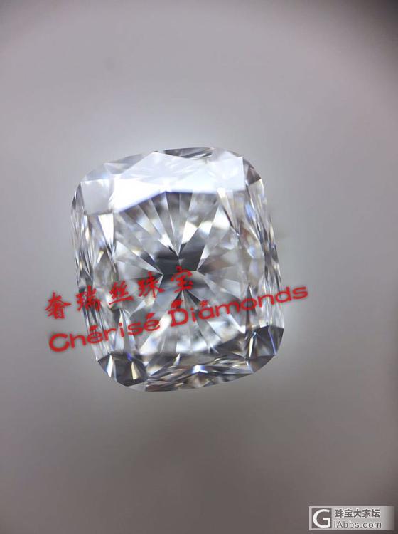 裸钻，垫形切割，1ct，D，VVS1，EX，VG，无荧光，无奶咖绿。有GIA证书_钻石