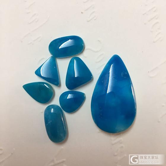 蓝蓝的异极矿来了，新鲜出炉_少见宝石