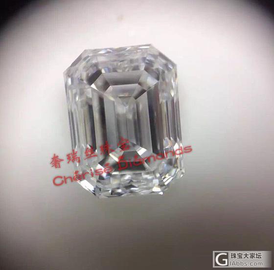 裸钻，祖母绿切割，GIA，1ct，F，VVS2，2EX，无荧光，54000出_钻石