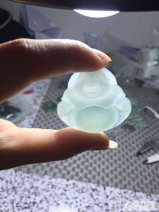 最近买的料子都做成佛公了_翡翠