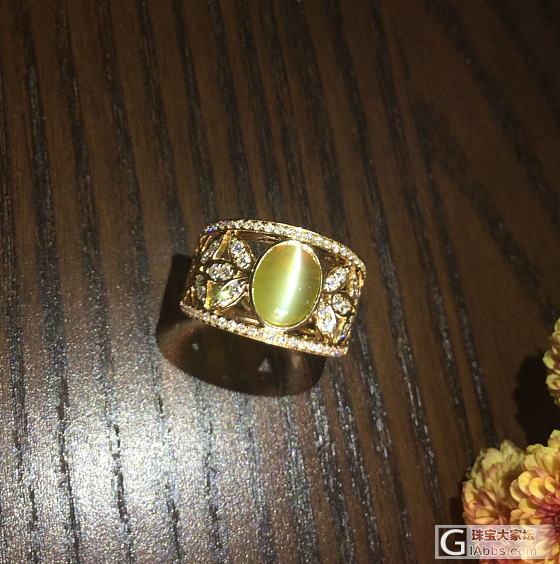 ##中颐旗舰荣誉出品天然金绿猫眼戒指##  3.81ct  EGL证书_戒指猫眼金绿宝石中颐彩色宝石