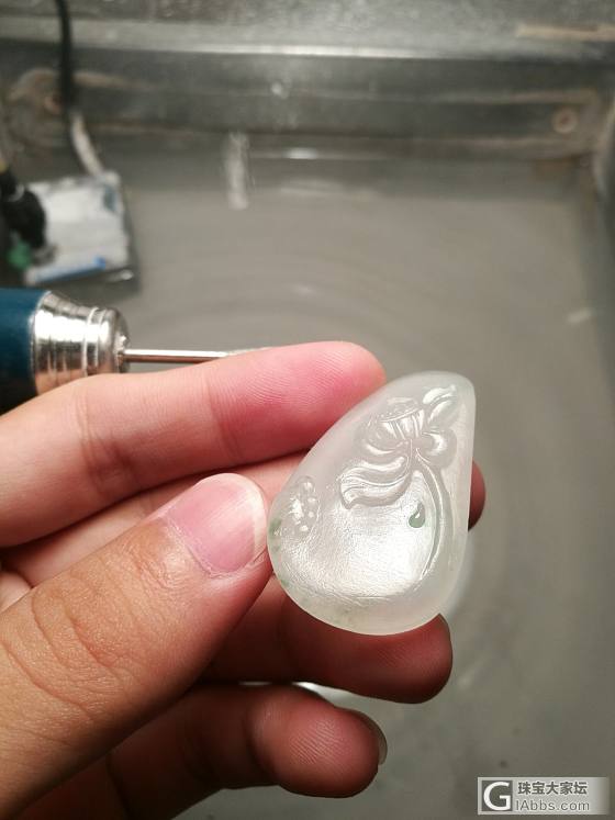 清清的荷花_翡翠