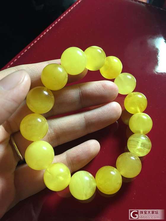 这串蜜蜡3840我买贵了吗？求鉴定啊！大神快来大神快来_蜜蜡珠串