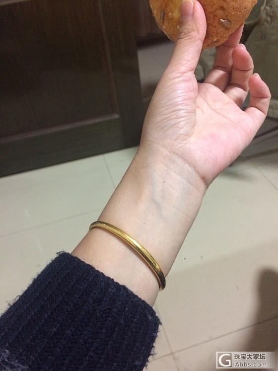 来来来，让我的金抽拉露个脸_手镯金