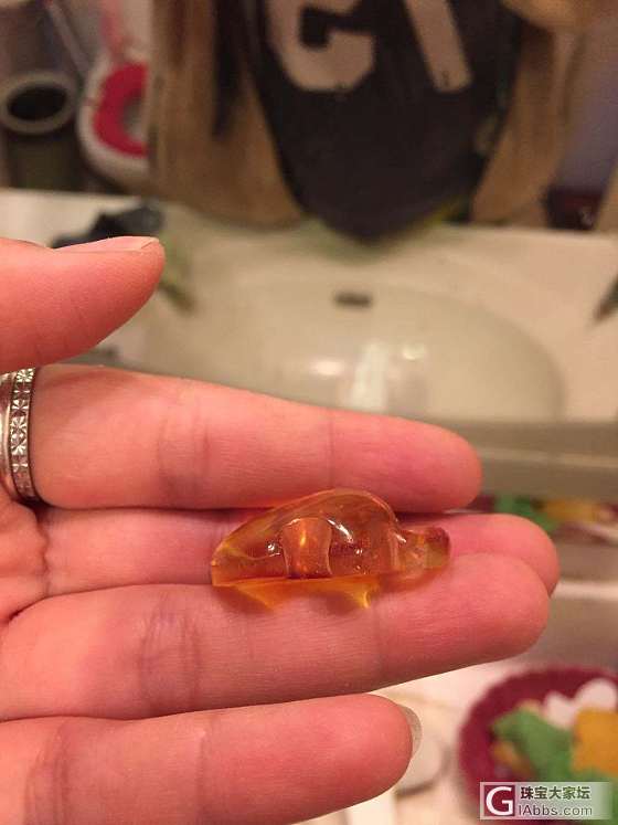 半立体象_蜜蜡打磨