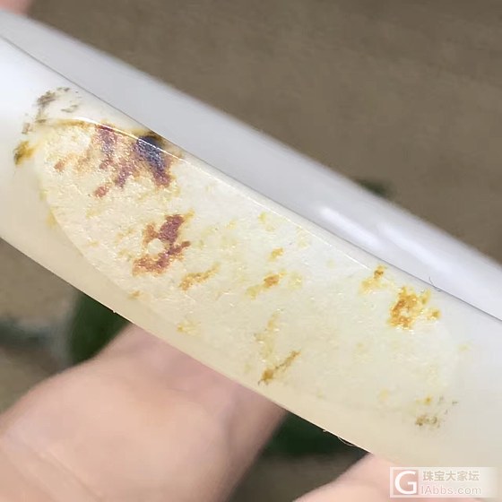 流口水的一套圆条手镯，大开门新疆籽料😭_手镯和田玉