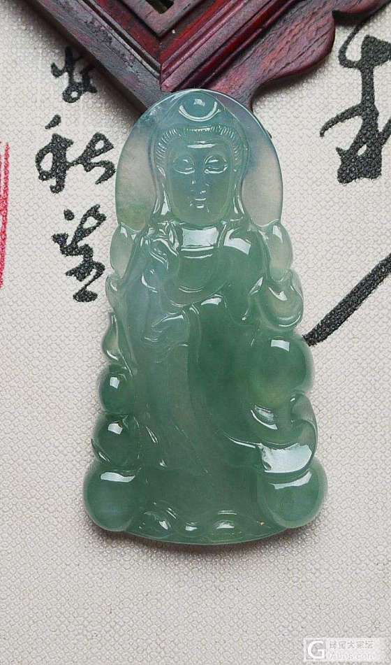 新货翡翠观音玉坠大家短个价_挂件翡翠