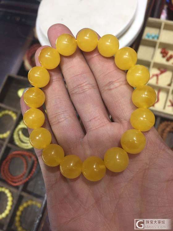 晒货，都是精品蜜蜡南红碧玉碧玺_蜜蜡南红珠串