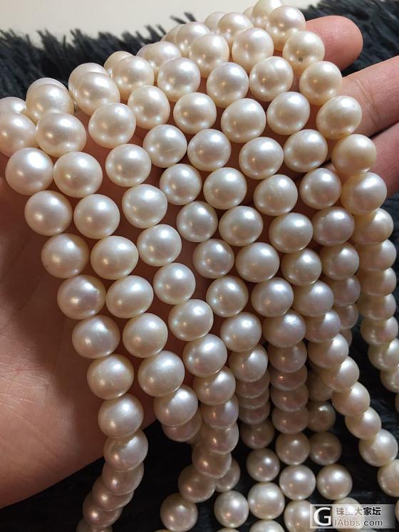 大白淡水珍珠项链200元_珍珠