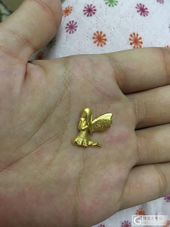 降价280克价出金至尊仙女和拼图吊坠团鱼莲吊坠，求速出！_吊坠金