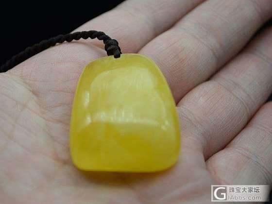 天然蜜蜡随型挂坠 小骆驼文玩_蜜蜡挂件