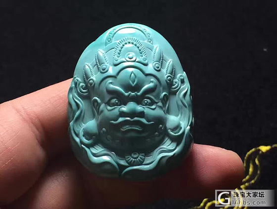 顶级松石名家工分享，这几件真的是极品中的极品。_挂件松石