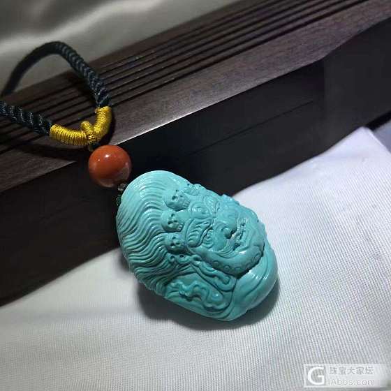 绿松石大黑天~雕工400贵嘛？_松石