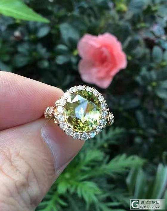 ##中颐天然金绿宝石戒指##  4.18ct_戒指金绿宝石中颐彩色宝石