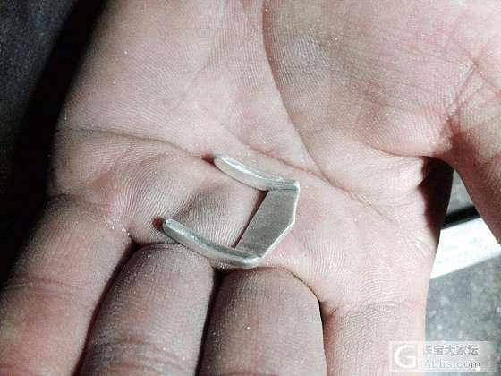 纯银手表扣头----手工打造_配件银