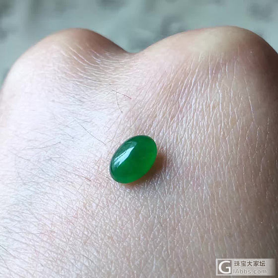 浓浓的，阳阳的，绿绿的_蛋面翡翠
