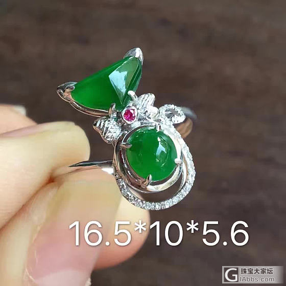 那个小猫戒可爱吧？_戒指翡翠