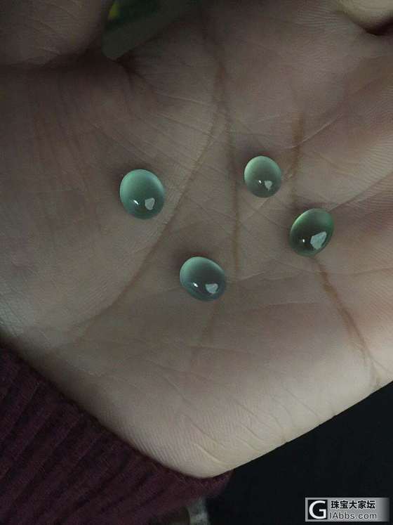 晒晒近期的收获—翡翠篇1_蛋面翡翠