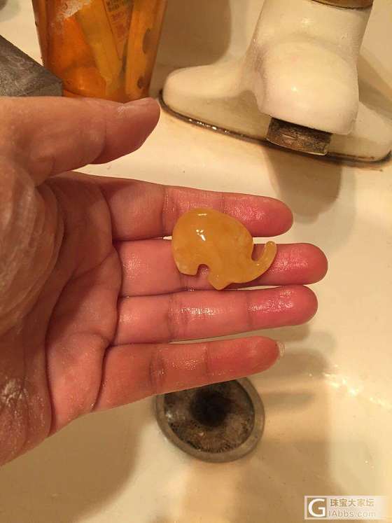 再改个象_琥珀蜜蜡打磨
