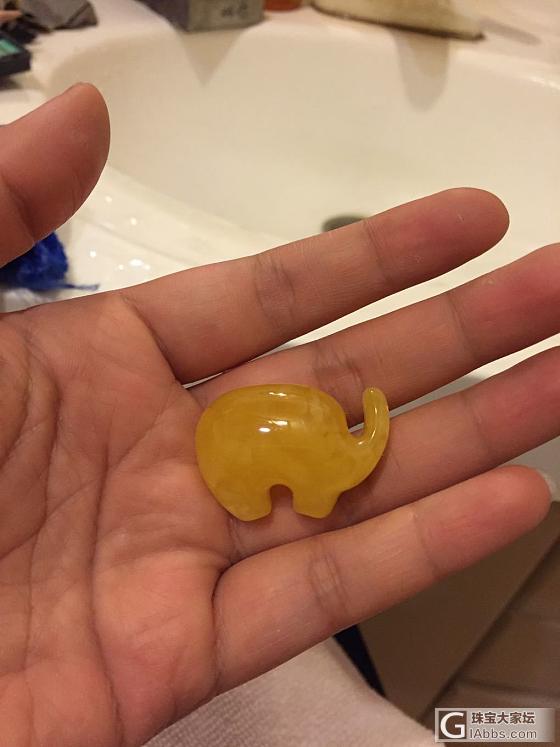 再改个象_琥珀蜜蜡打磨