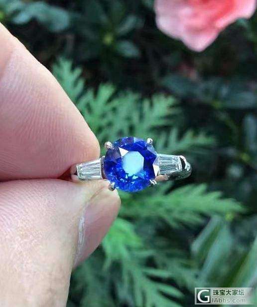 ##中颐旗舰荣誉出品##  1.92ct 天然皇家蓝蓝宝石戒指_戒指蓝宝石中颐彩色宝石