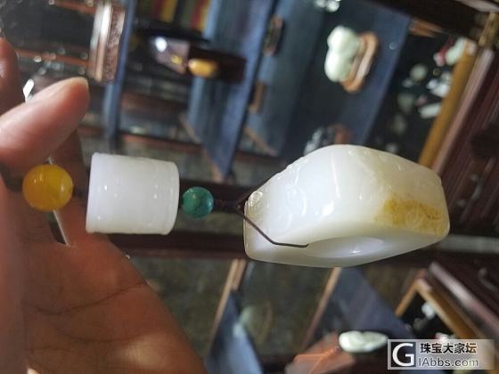 仿古兽面纹 籽料扳指 臻品优选_和田玉扳指